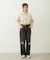 DOUBLE KNEE DISTRESSED DENIM PANTS