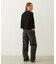 DOUBLE KNEE DISTRESSED DENIM PANTS