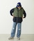 DOUBLE KNEE DISTRESSED DENIM PANTS