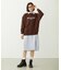 STENCIL LOGO WIDE CREW SWEAT TOP