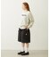 STENCIL LOGO WIDE CREW SWEAT TOP