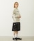 STENCIL LOGO WIDE CREW SWEAT TOP