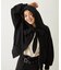 BIG RIBBON SWEAT ZIP HOODIE