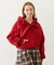BIG RIBBON SWEAT ZIP HOODIE