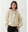 BIG RIBBON SWEAT ZIP HOODIE
