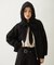BIG RIBBON SWEAT ZIP HOODIE
