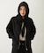 BIG RIBBON SWEAT ZIP HOODIE