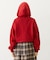 BIG RIBBON SWEAT ZIP HOODIE