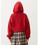 BIG RIBBON SWEAT ZIP HOODIE