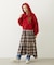 BIG RIBBON SWEAT ZIP HOODIE