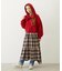 BIG RIBBON SWEAT ZIP HOODIE