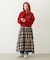 BIG RIBBON SWEAT ZIP HOODIE