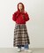 BIG RIBBON SWEAT ZIP HOODIE