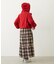 BIG RIBBON SWEAT ZIP HOODIE