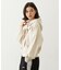 BIG RIBBON SWEAT ZIP HOODIE