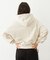 BIG RIBBON SWEAT ZIP HOODIE