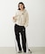 BIG RIBBON SWEAT ZIP HOODIE