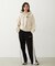 BIG RIBBON SWEAT ZIP HOODIE
