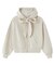 BIG RIBBON SWEAT ZIP HOODIE
