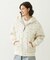 LOGO EMBROIDERED CORDUROY HOODED JACKET