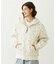 LOGO EMBROIDERED CORDUROY HOODED JACKET
