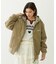 LOGO EMBROIDERED CORDUROY HOODED JACKET