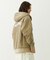 LOGO EMBROIDERED CORDUROY HOODED JACKET