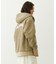 LOGO EMBROIDERED CORDUROY HOODED JACKET