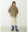 LOGO EMBROIDERED CORDUROY HOODED JACKET