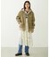 LOGO EMBROIDERED CORDUROY HOODED JACKET