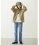 LOGO EMBROIDERED CORDUROY HOODED JACKET