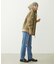 LOGO EMBROIDERED CORDUROY HOODED JACKET