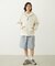 LOGO EMBROIDERED CORDUROY HOODED JACKET