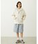 LOGO EMBROIDERED CORDUROY HOODED JACKET