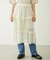 LACE FRILL DIRNDL SKIRT