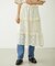 LACE FRILL DIRNDL SKIRT