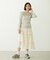 LACE FRILL DIRNDL SKIRT