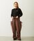 CHERRY OPEN KNIT CARDIGAN