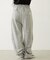 EMBROIDERED ROSE SWEAT WIDE PANTS