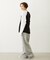 EMBROIDERED ROSE SWEAT WIDE PANTS
