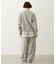 EMBROIDERED ROSE SWEAT WIDE PANTS