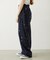 EMBROIDERED ROSE SWEAT WIDE PANTS