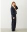 EMBROIDERED ROSE SWEAT WIDE PANTS
