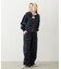 EMBROIDERED ROSE SWEAT WIDE PANTS