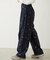 EMBROIDERED ROSE SWEAT WIDE PANTS