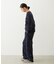 EMBROIDERED ROSE SWEAT WIDE PANTS