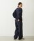 EMBROIDERED ROSE SWEAT WIDE PANTS