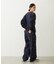 EMBROIDERED ROSE SWEAT WIDE PANTS