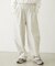 EMBROIDERED ROSE SWEAT WIDE PANTS