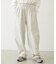 EMBROIDERED ROSE SWEAT WIDE PANTS
